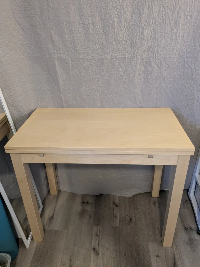 IKEA Extendable Table - Light Wood image indicator(4)