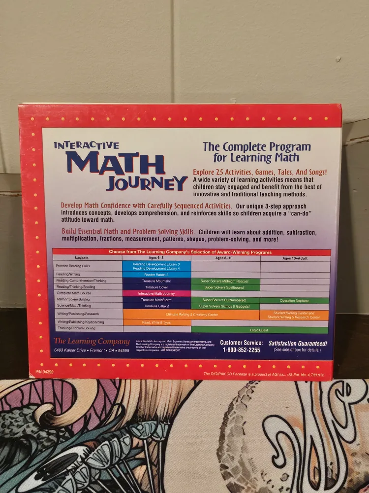 The Learning Company Interactive Math Journey CD-ROM Ages 5-9 image indicator(2)