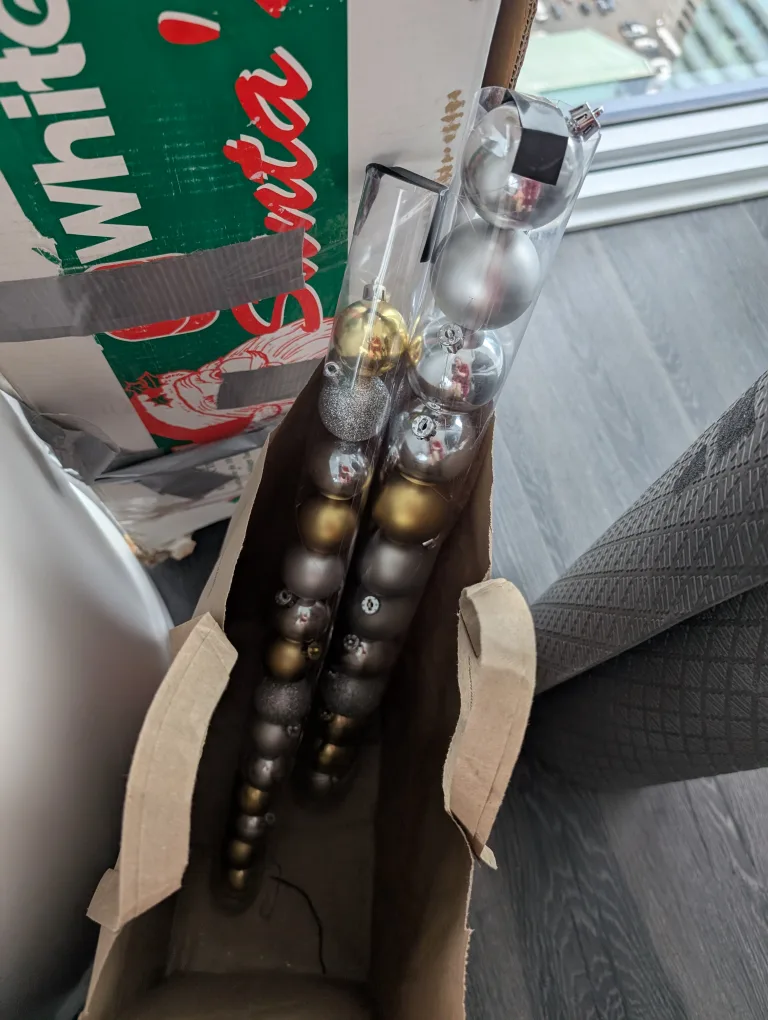 Christmas Decorations Bundle - Tree, Lights & Ornaments image indicator(3)