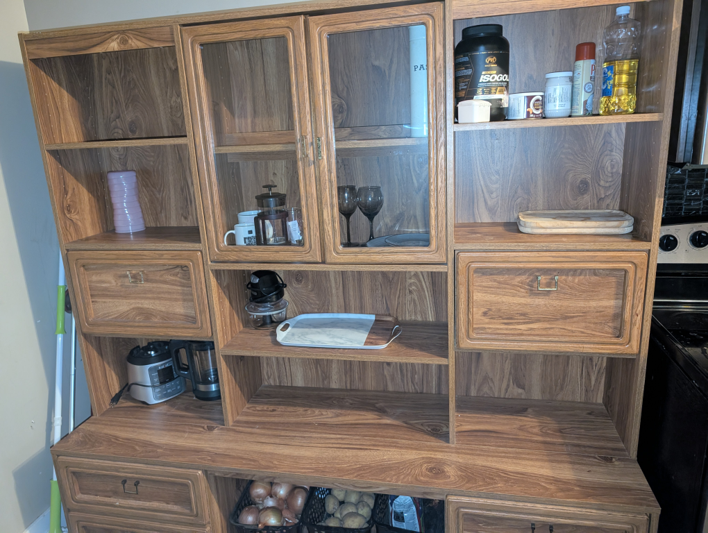 free Wood Hutch Cabinet - photo 2