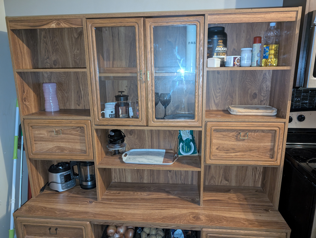 free Wood Hutch Cabinet - photo 3