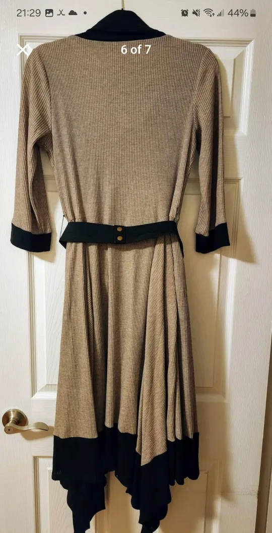 Signature by Rebecca Bonbon Knit Dress with Belt image indicator(6)