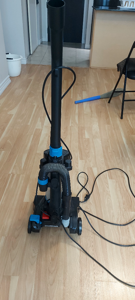 Used Black and Blue Upright Vacuum Cleaner - photo 3