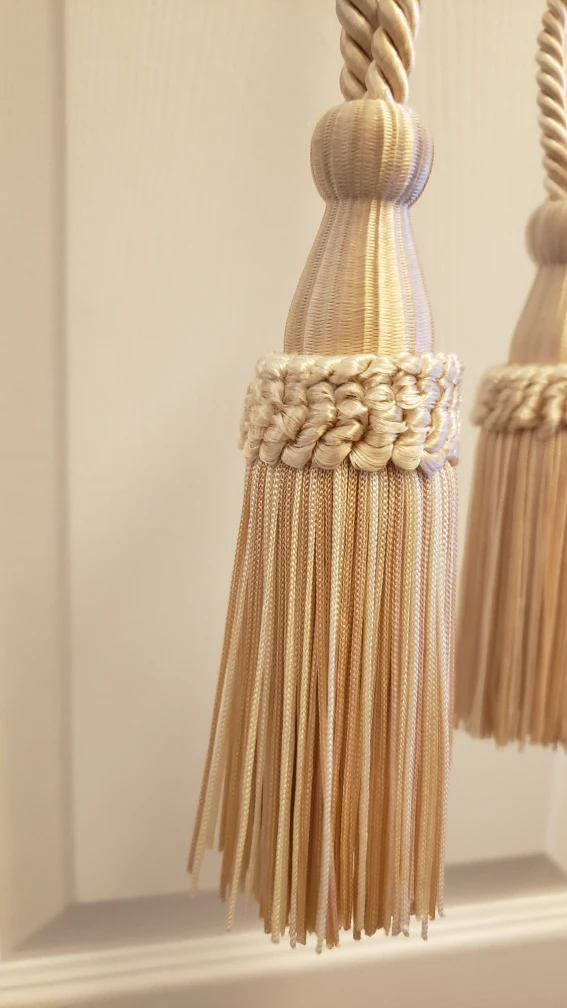 Elegant Cream & Beige Colored Curtain Tassels - photo 2