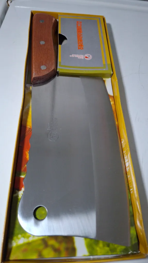 New! Stainless Steel Cleaver Knife image indicator(3)