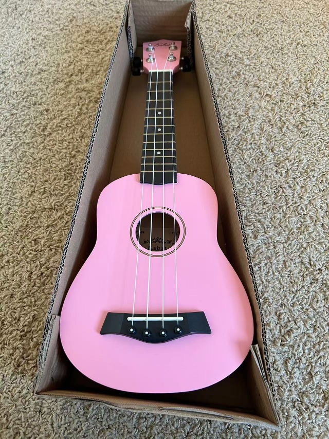 Soprano Ukulele Bundle - Pink, Natural, or Black - photo 2