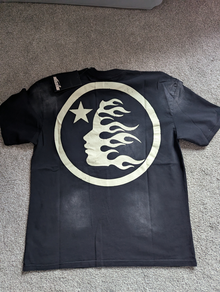 Hellstar Black T-Shirt with Graphic Print - photo 2
