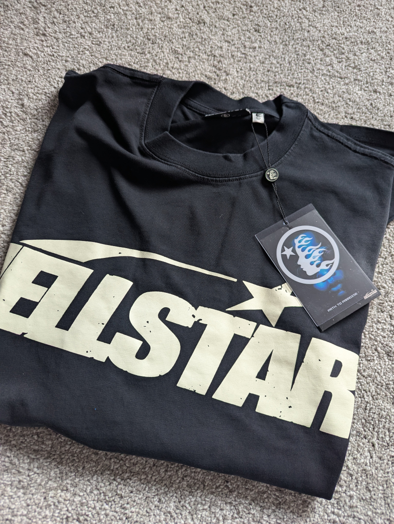 Hellstar Black T-Shirt with Graphic Print - photo 3