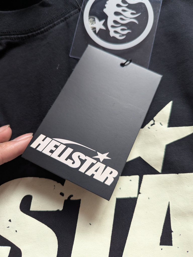 Hellstar Black T-Shirt with Graphic Print - photo 5