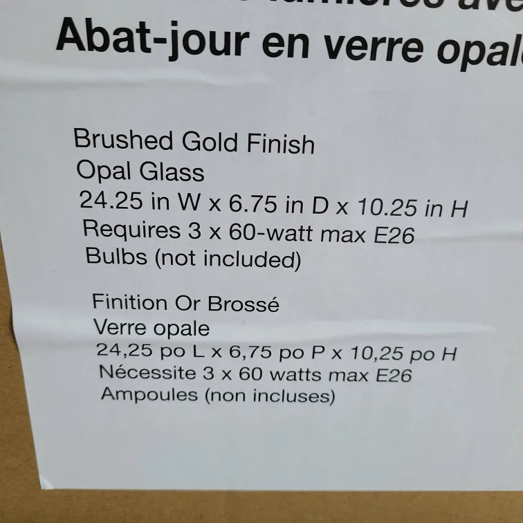 Home Decorators Collection Moruga 3-Light Vanity Light image indicator(5)