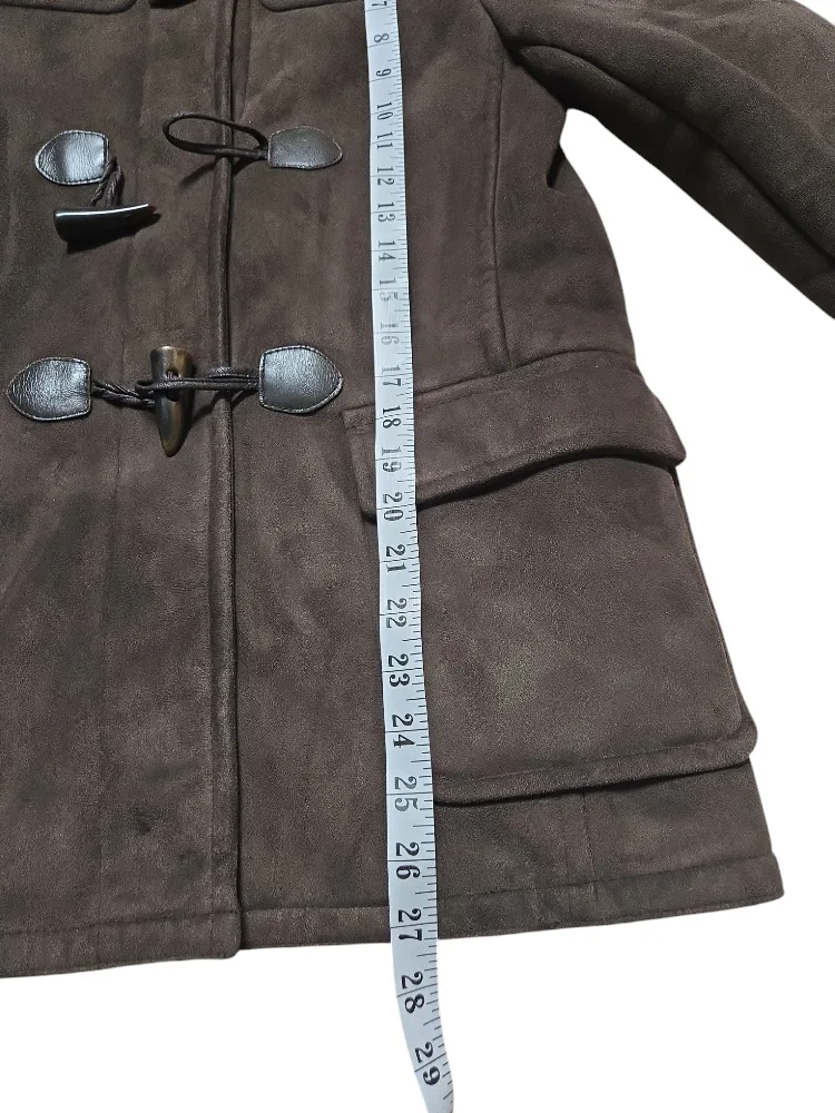 U.G.I.Z Brown Hooded Toggle Coat image indicator(6)