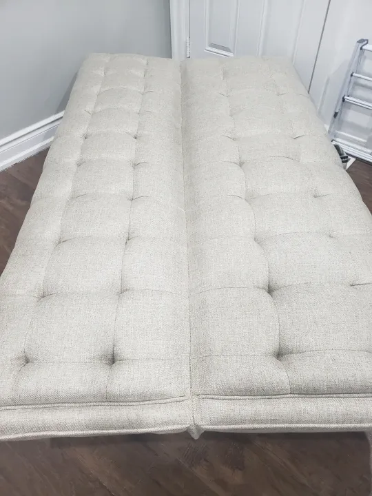 Beige Futon Sofa Bed image indicator(2)