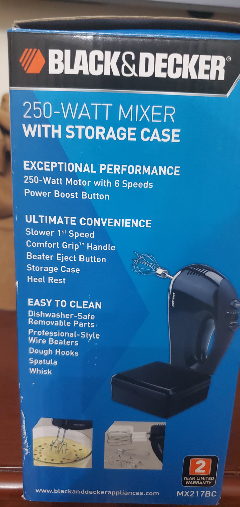 Black and decker hand mixer - photo 2