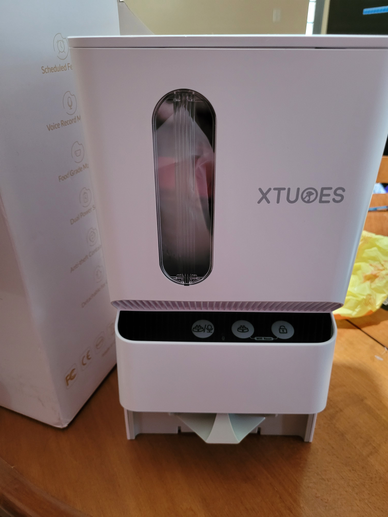 XTUES Automatic Cat/Dog Food Dispenser