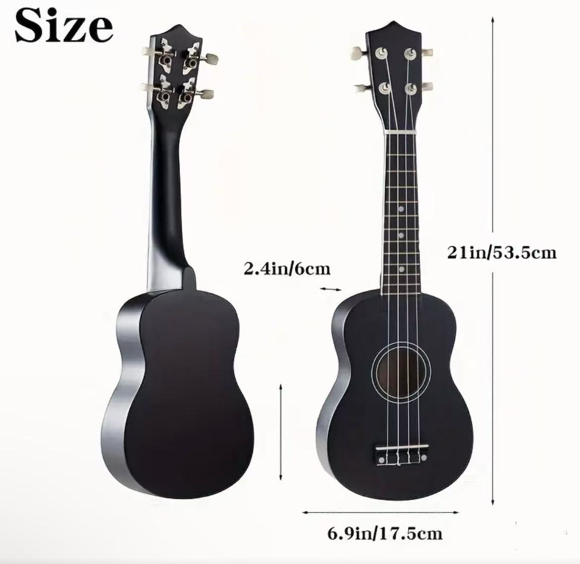Soprano Ukulele Bundle - Pink, Natural, or Black
