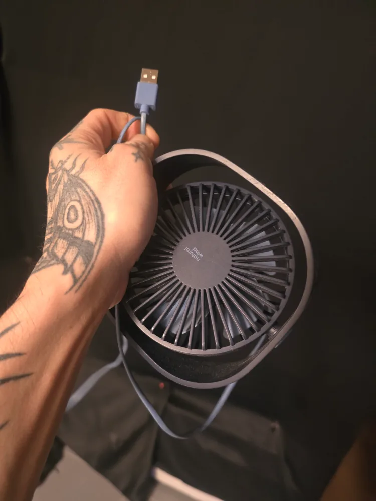 USB mini desk fan image indicator(4)