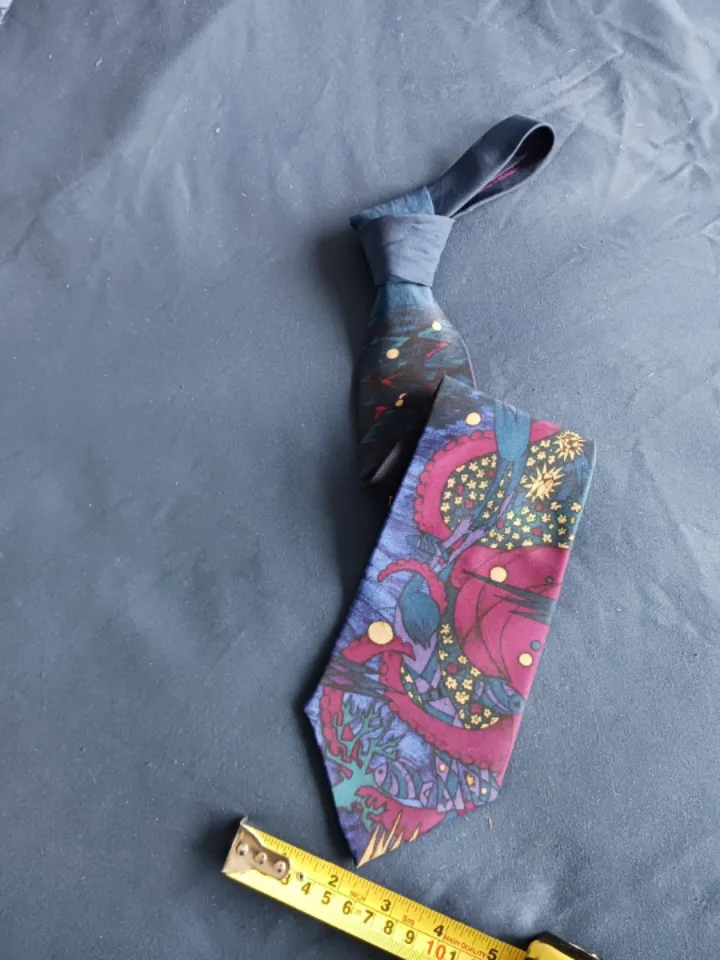 🇨🇦👉👔 collector's item The Beatles Octopus Garden Silk Tie image indicator(3)