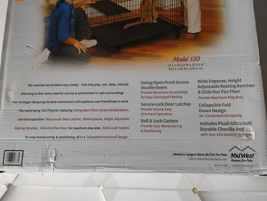 Cat Playpen Model 130 image indicator(2)