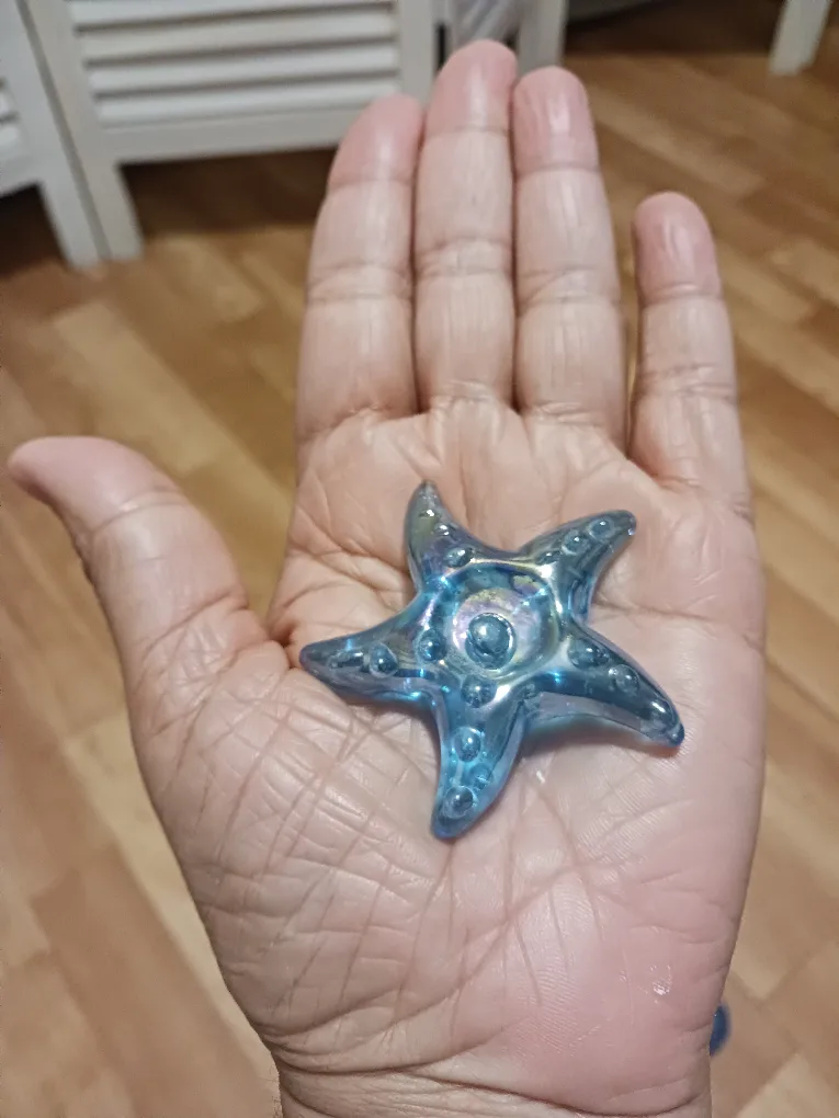 Blue Glass Sea Life Ornament Set image indicator(2)