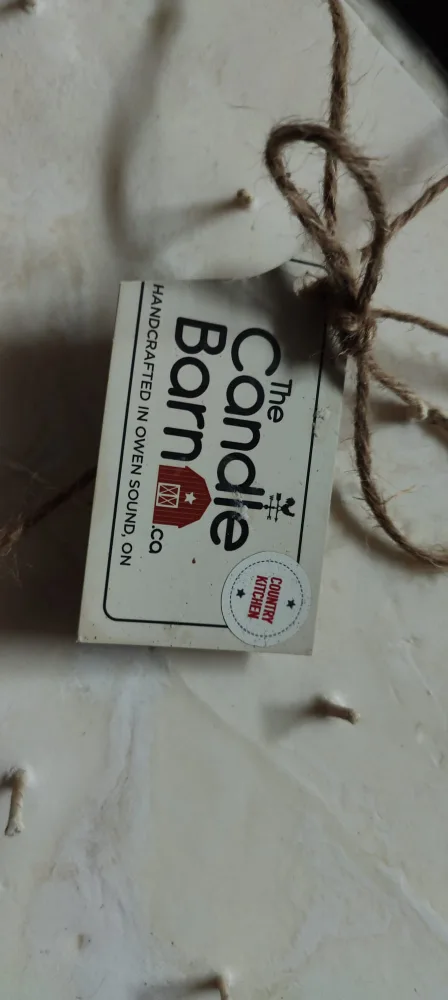 Large Natural wood dough bowl candle - Country Kitchen image indicator(2)