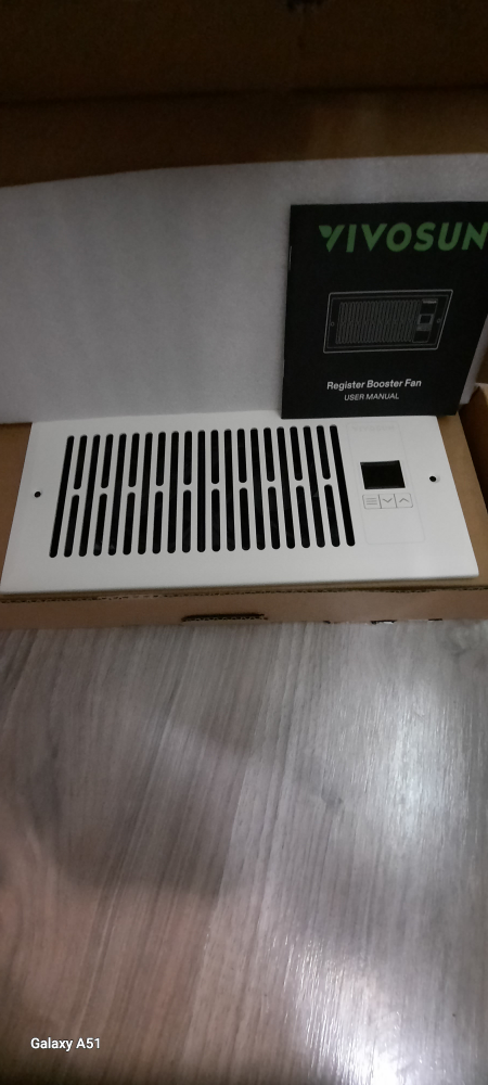 Vivonsun Register Booster Fan
