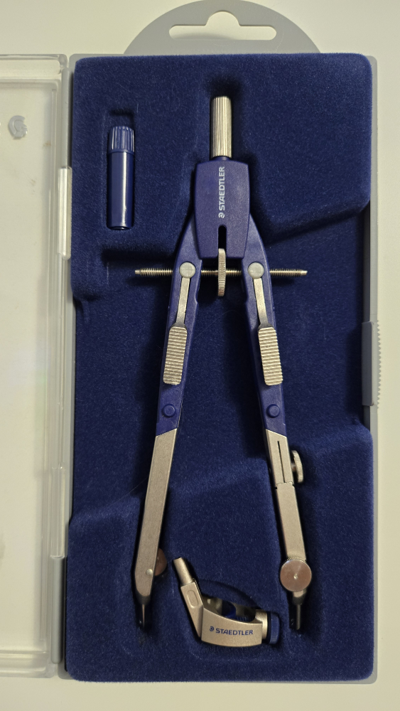 Staedtler Comfort 6" Metal Compass 2pc