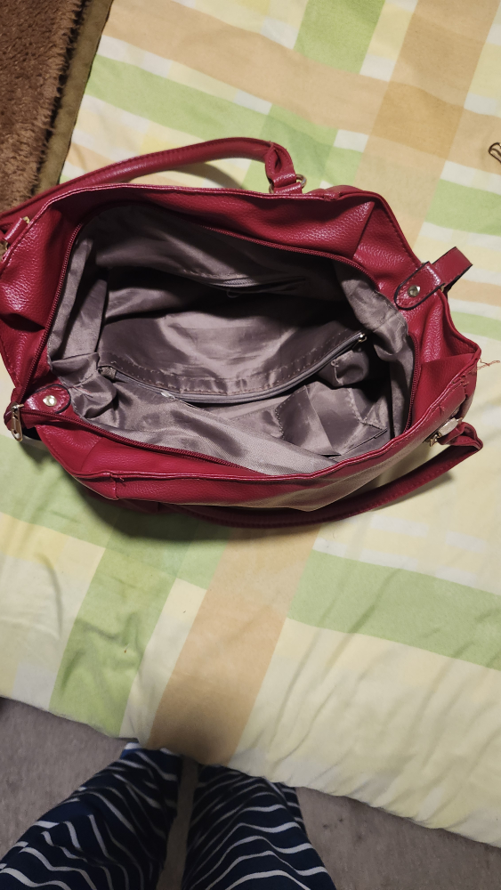 Red Leather Handbag - photo 2