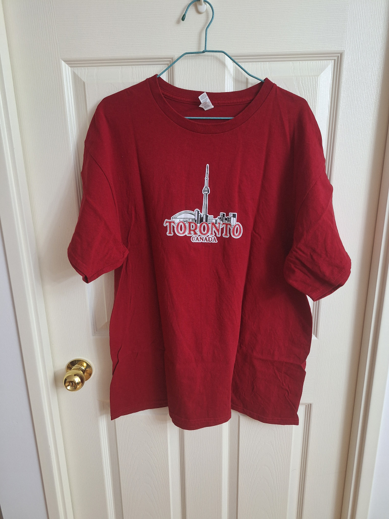 Red Toronto Skyline T-Shirt