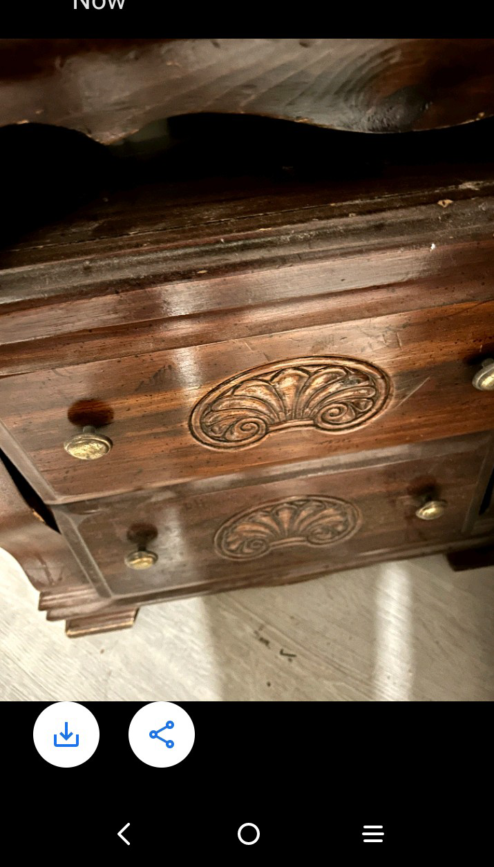 Wooden Dresser and night stant