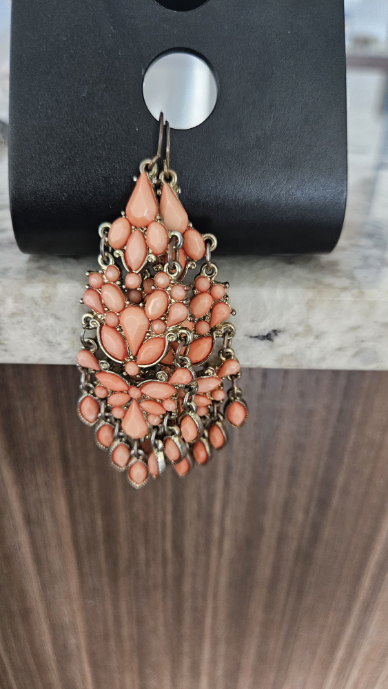 NEGOTIABLE - Orange Statement Earrings