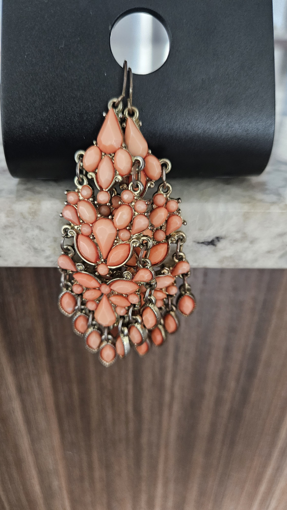 NEGOTIABLE - Orange Statement Earrings - photo 3