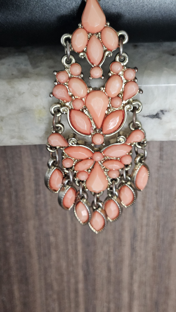 NEGOTIABLE - Orange Statement Earrings - photo 2