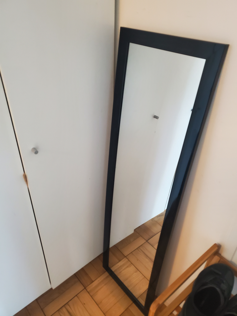 Full Length Black Frame Mirror