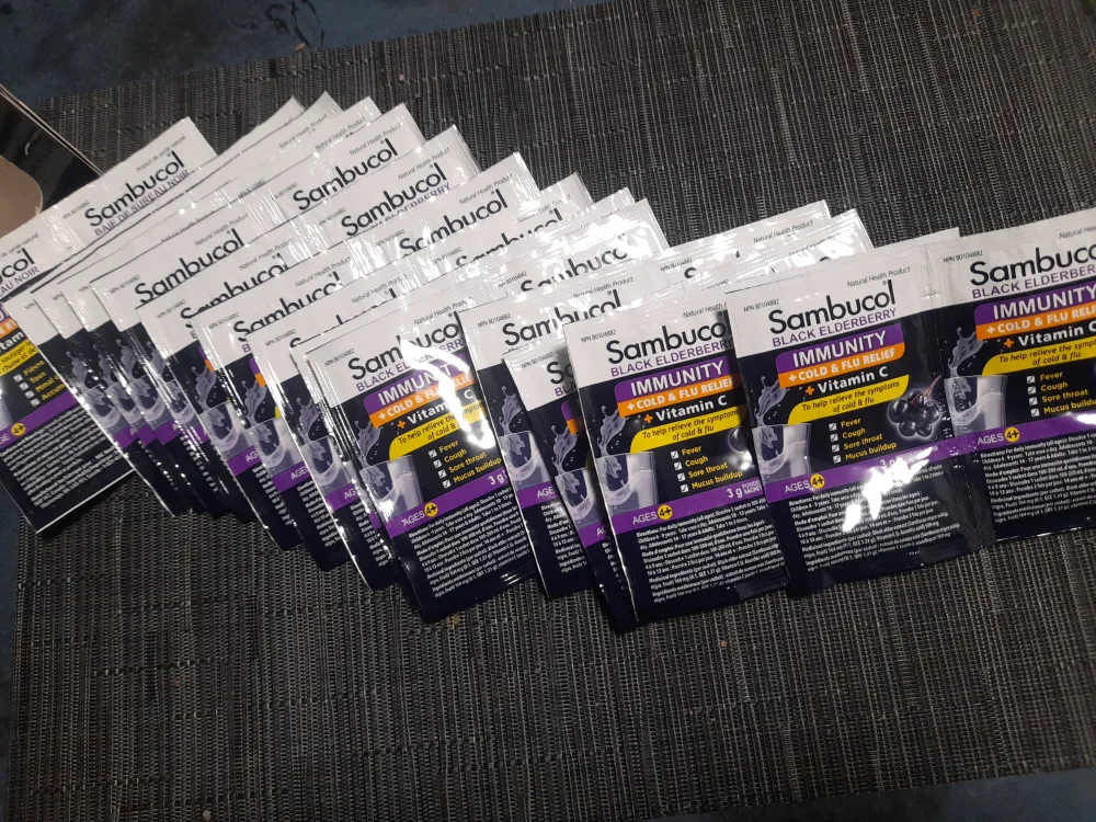 Sambucol Black Elderberry Immunity Powder Packs #Freecycle image indicator(3)