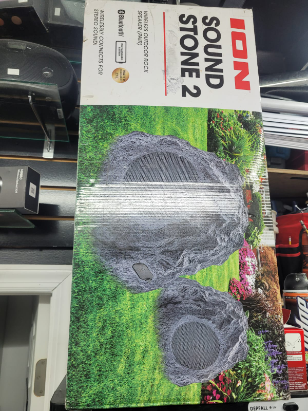 ION Sound Stone 2 Wireless Outdoor Rock Speakers