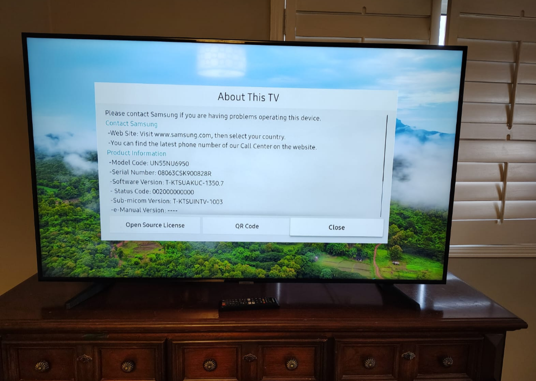 Samsung Smart TV 4K UHD 55 in - photo 2