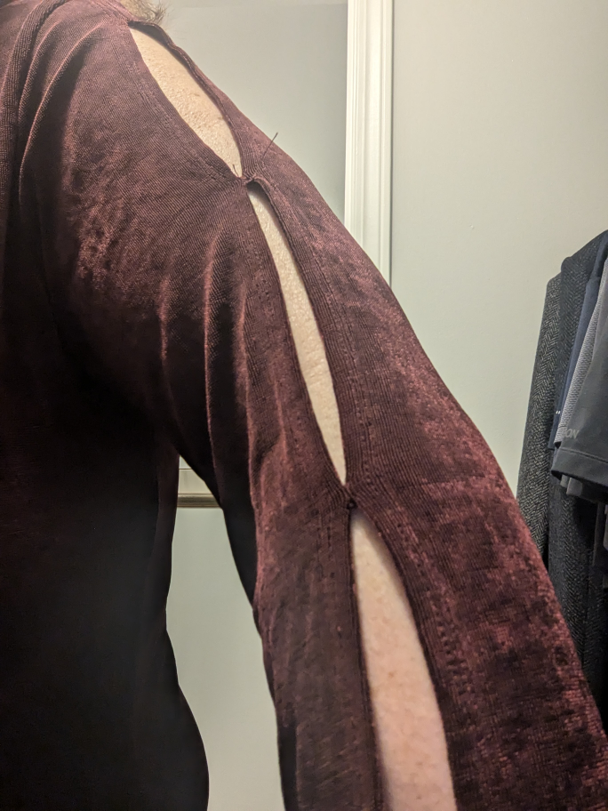 Burgundy 2 Piece Set with Top and Vest - photo 4