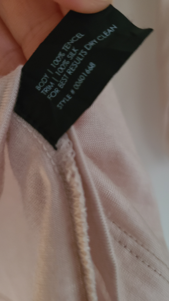 Club Monaco blush pink silk tencel t shirt - photo 3