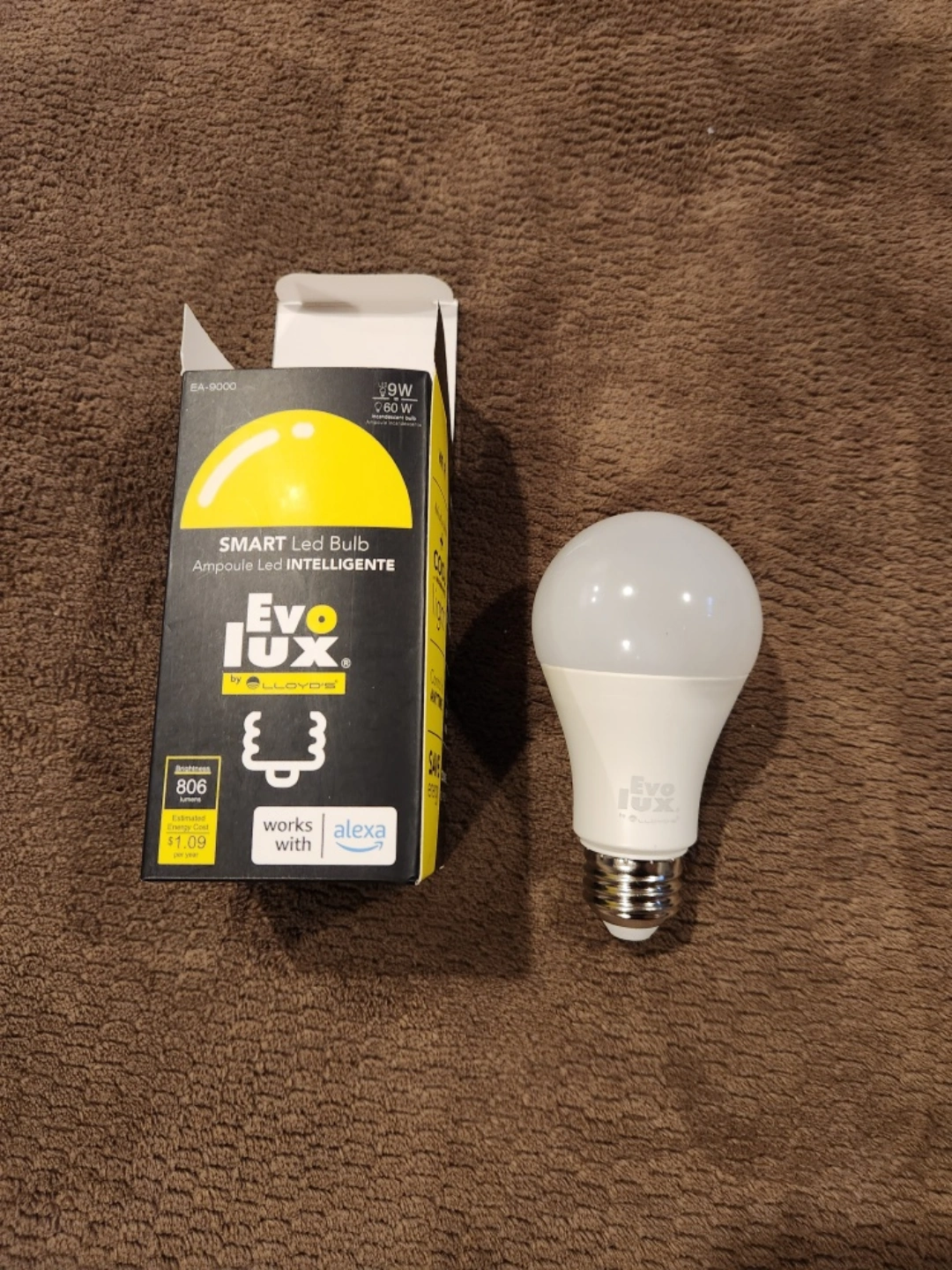 Evolux Smart Light Bulbs Alexa Evo Lux Smart LED Light Bulb Karrot