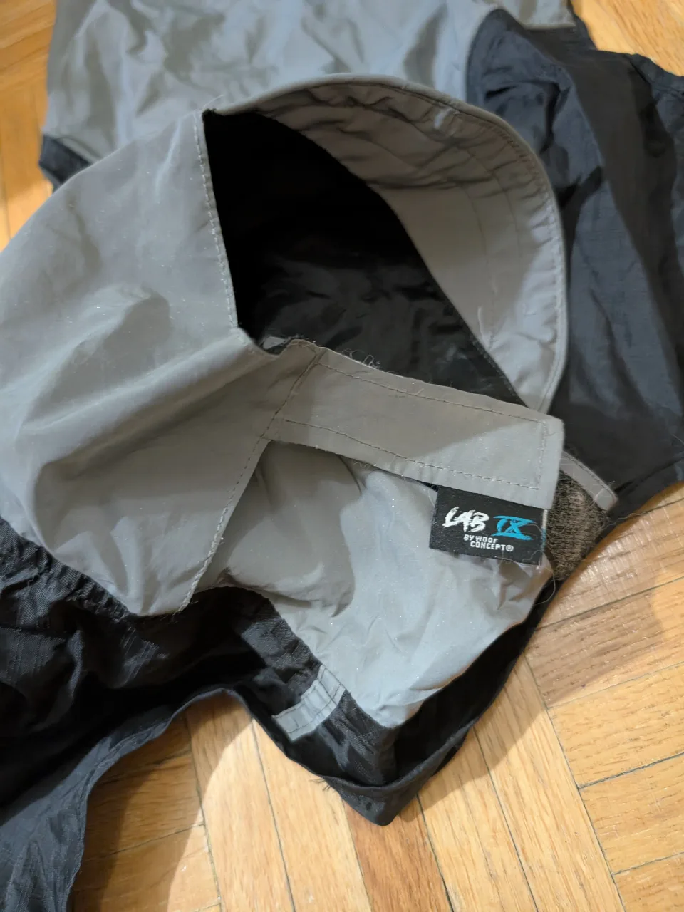 Woof concept windbreaker jacket dog size 24 Navy & reflective image indicator(3)