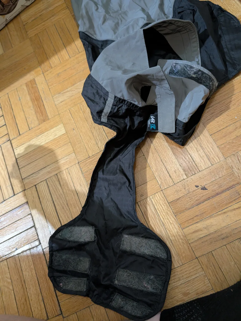 Woof concept windbreaker jacket dog size 24 Navy & reflective image indicator(4)