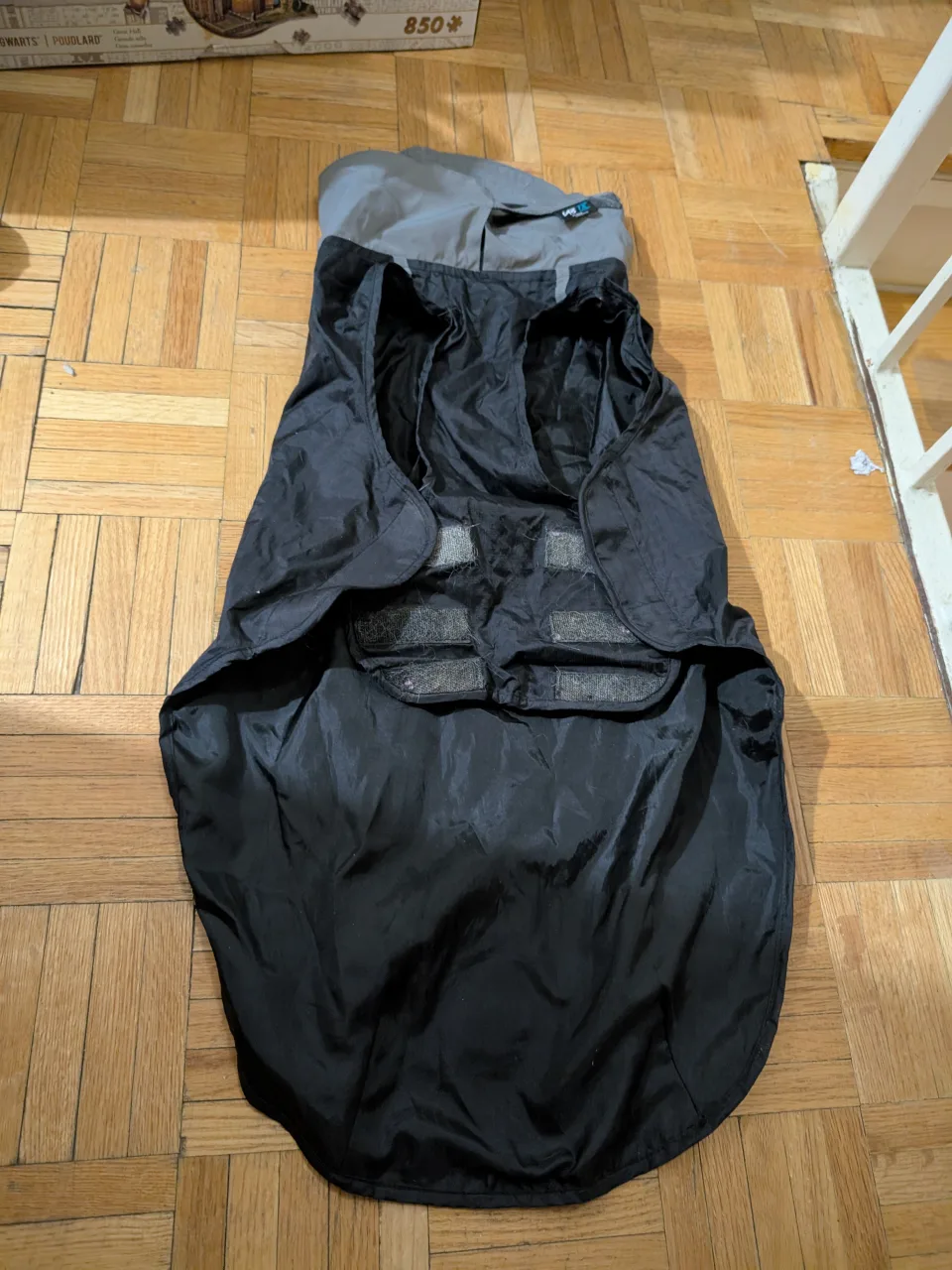 Woof concept windbreaker jacket dog size 24 Navy & reflective image indicator(6)