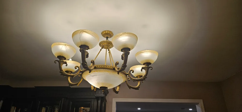 Elegant 8-Light Chandelier image indicator(3)