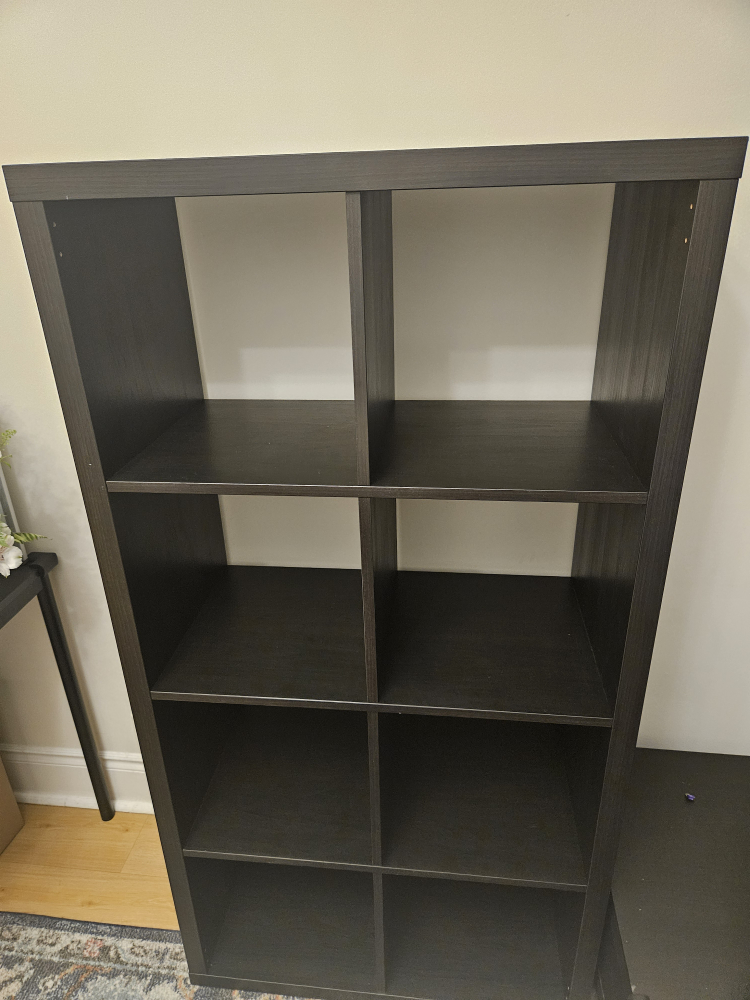 IKEA Kallax 4x2 Shelving Unit - Dark Brown - photo 2