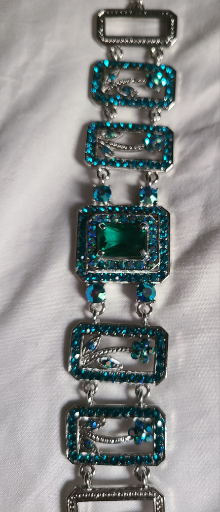 Crystal  Bracelet - Turquoise & Green - photo 2