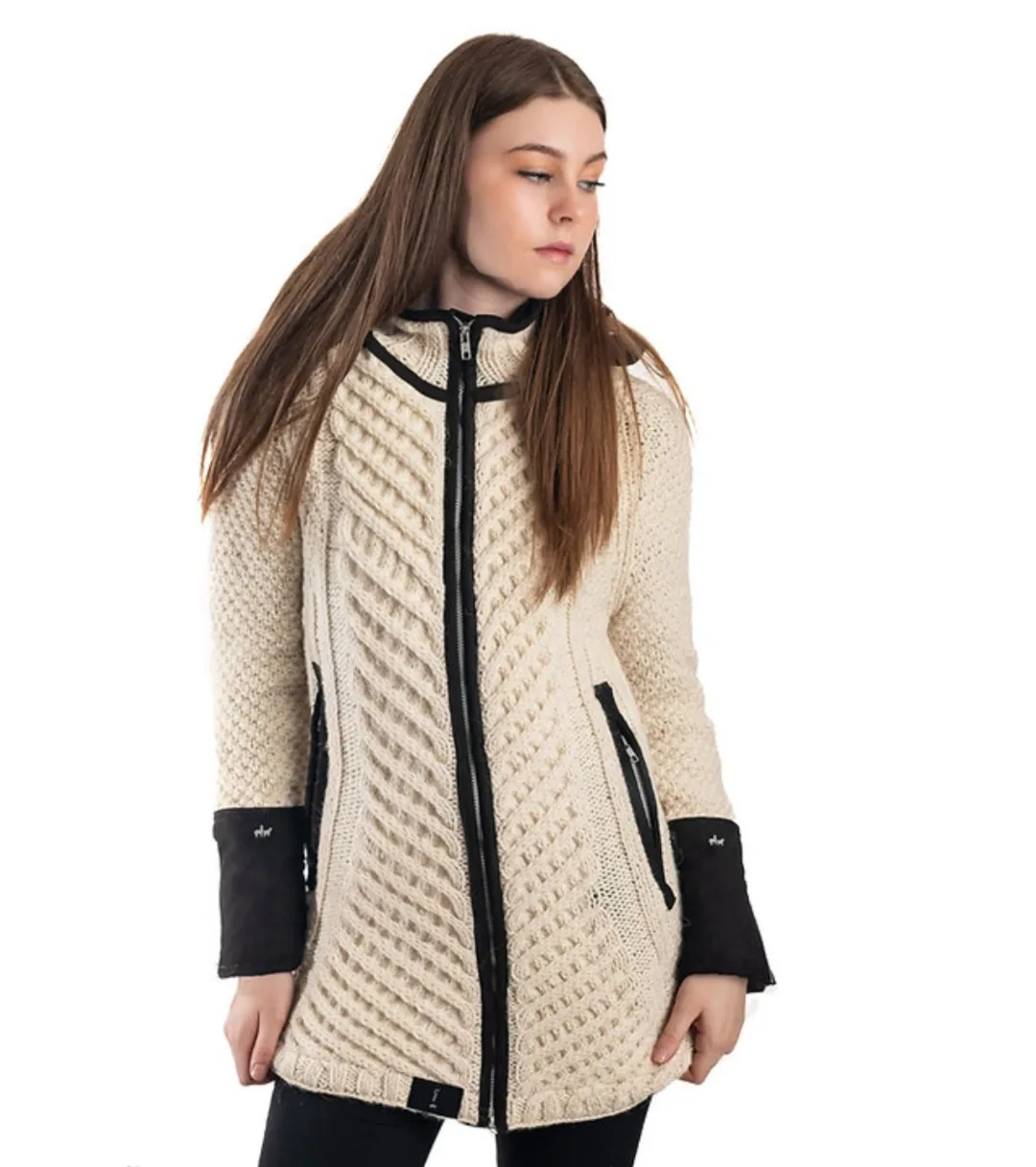 CLARA Alpaca wool winter coat thumbnail
