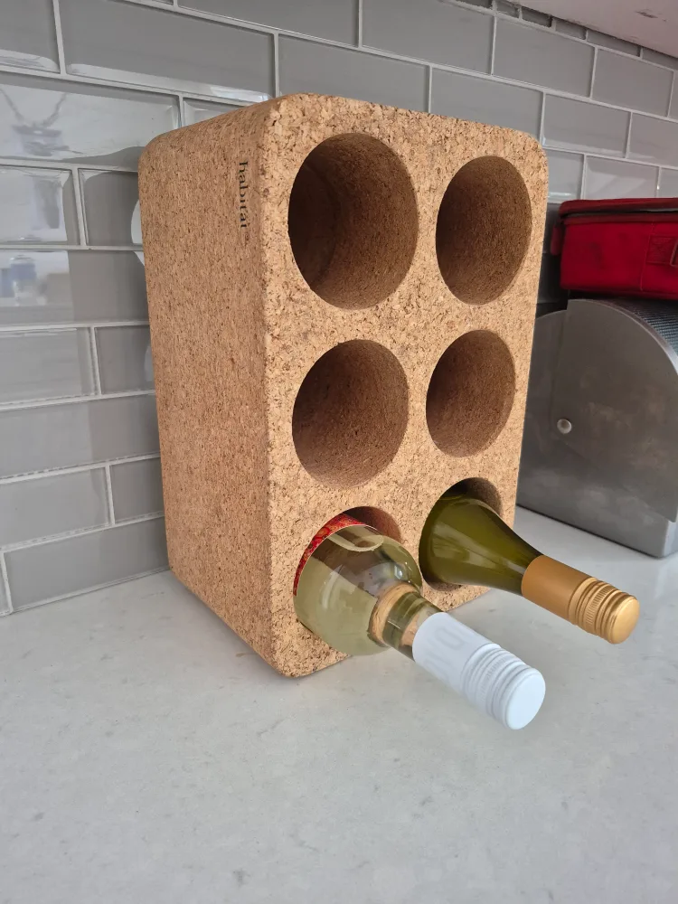 cork 6 bottle wine rack image indicator(4)