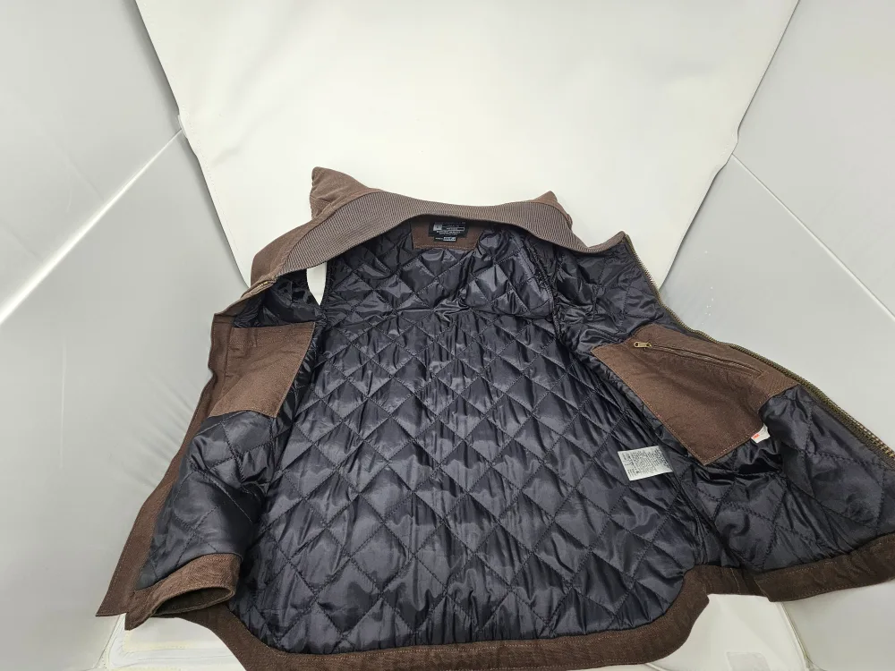 Carhartt Loose Fit Washed Duck Insulated Rib Collar Vest image indicator(3)