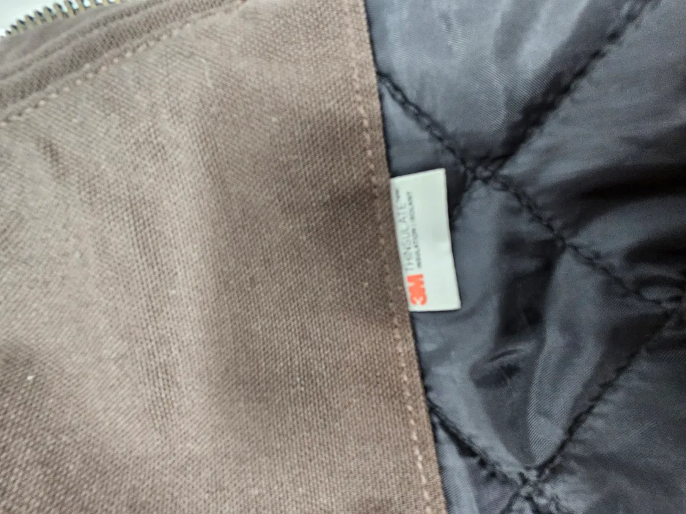 Carhartt Loose Fit Washed Duck Insulated Rib Collar Vest image indicator(4)