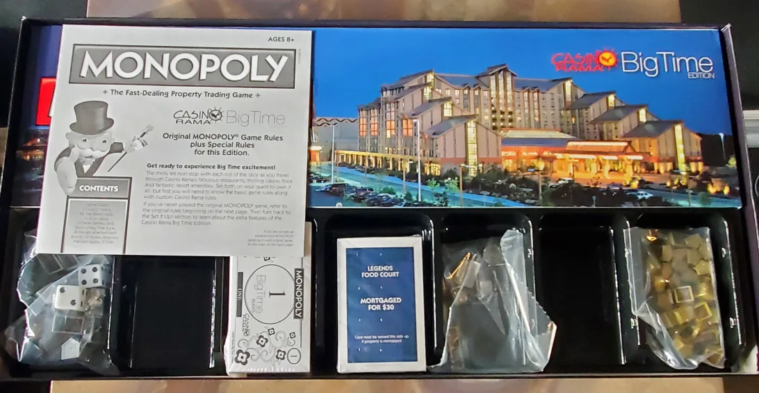 NEW Monopoly Casino Rama Big Time Edition Board Game image indicator(2)